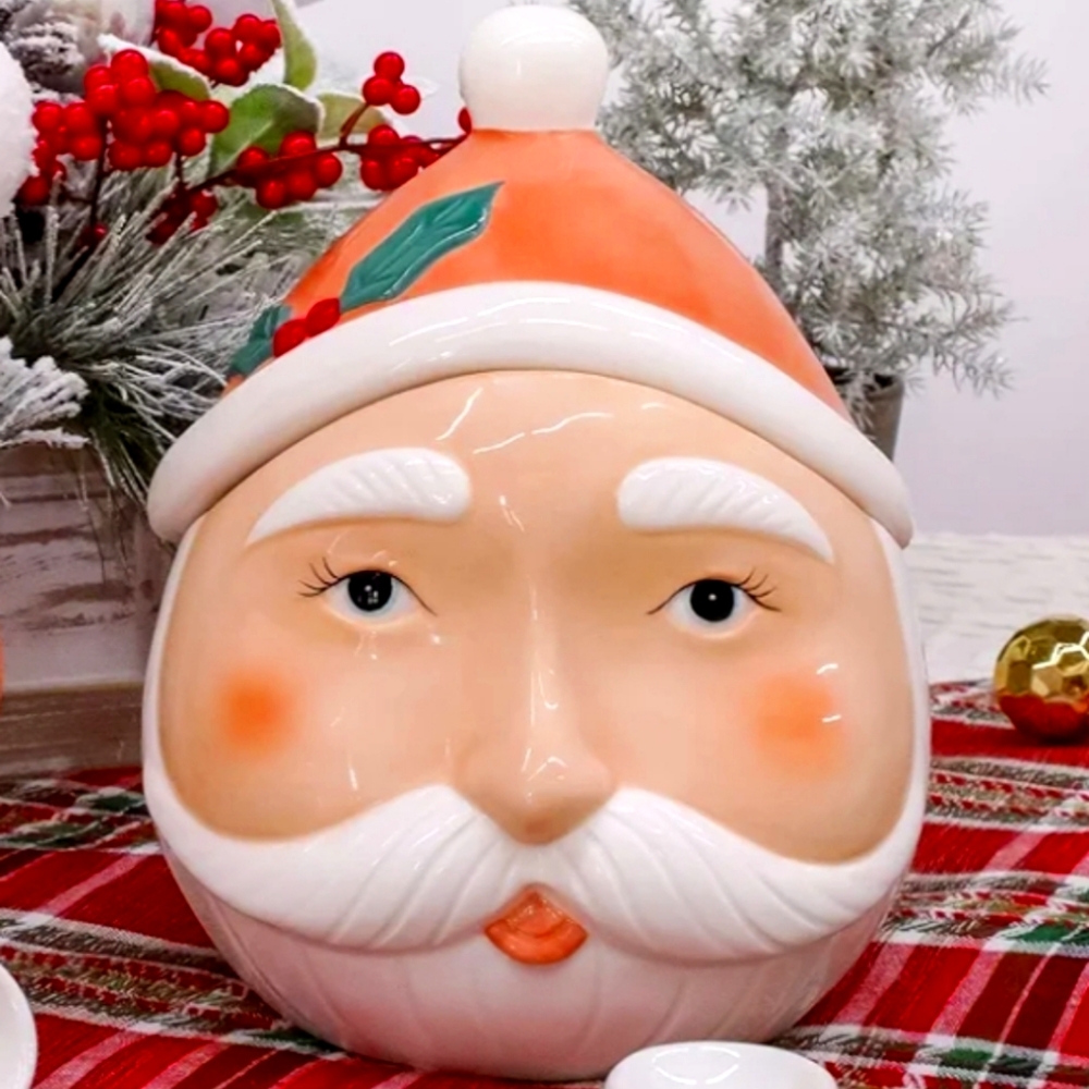 Santa Cookie Jar